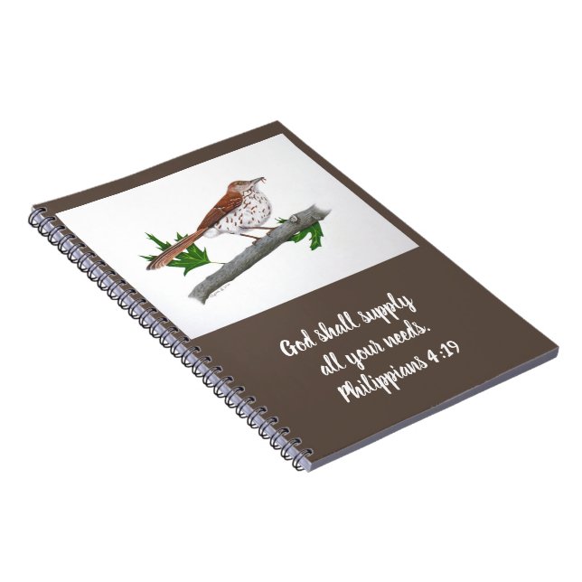Caderno Espiral Notebook Brown Thrasher (Lado Direito)
