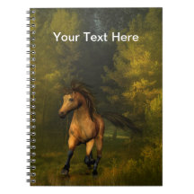 Notebook Buckskin Horse