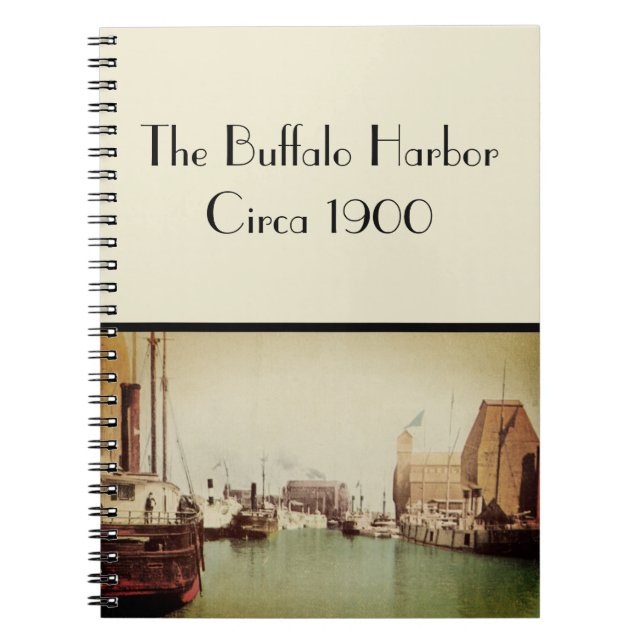 Caderno Espiral Notebook Buffalo Harbour Vintage (Frente)