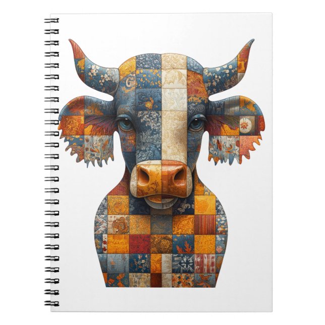 Caderno Espiral Notebook Bull para patch (Frente)