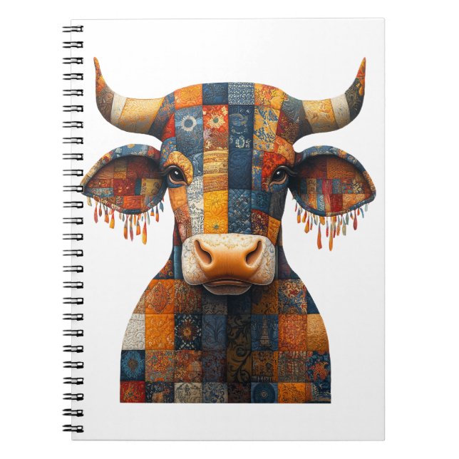 Caderno Espiral Notebook Bull para patch (Frente)