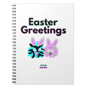 Caderno Espiral Notebook Bunny Felpudos Spiral