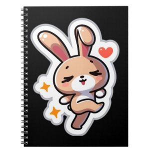 Caderno Espiral Notebook Bunny Spiral