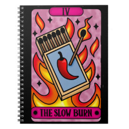 Caderno Espiral Notebook Burn Tarot Lento