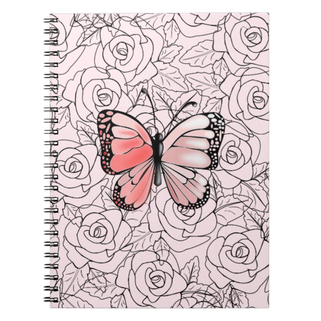Caderno Espiral Notebook Butterfly (Frente)