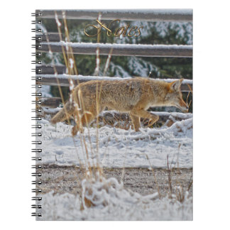 Caderno Espiral Notebook caçador de coyote de suporte à vida selva
