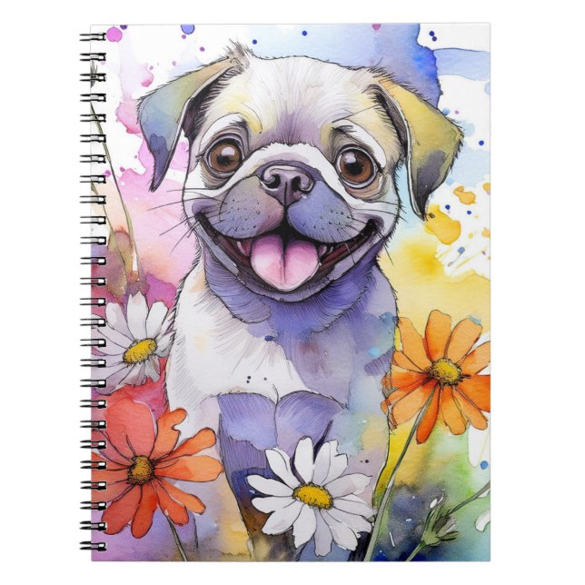 Caderno Espiral Notebook Cachorro Espiral (Frente)