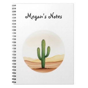 Caderno Espiral Notebook Cactus