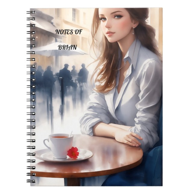 CADERNO ESPIRAL NOTEBOOK CAFE (Frente)