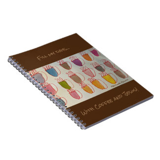 Caderno Espiral Notebook Café e Jesus