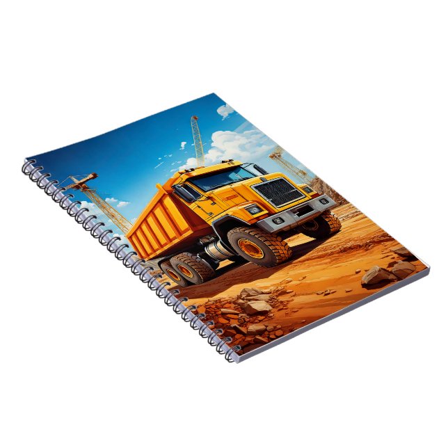 Caderno Espiral Notebook - Caminhão (Lado Direito)