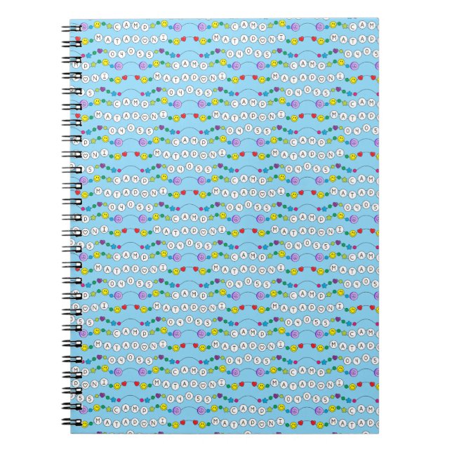 Caderno Espiral Notebook Camp Mataponi Friendship (Frente)