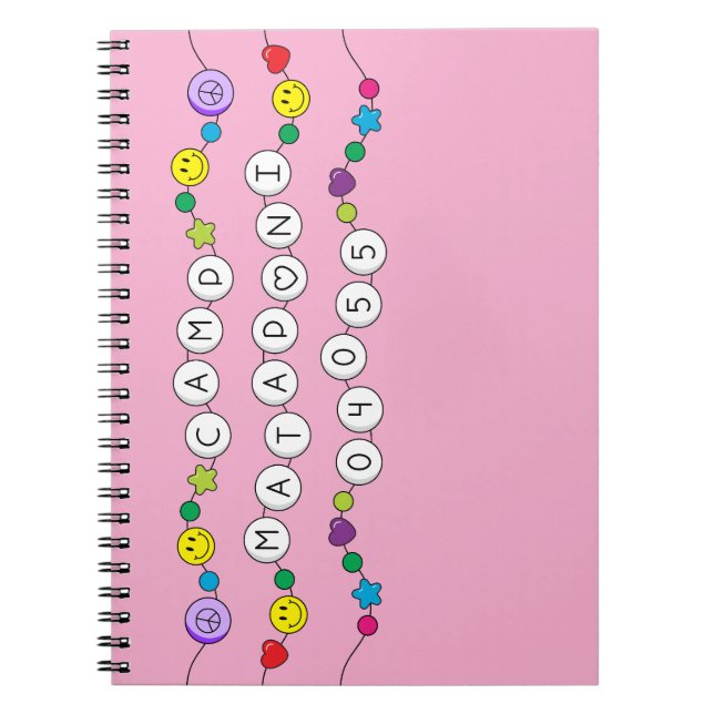 Caderno Espiral Notebook Camp Mataponi Friendship (Frente)
