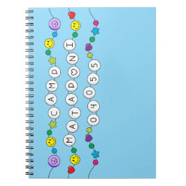 Caderno Espiral Notebook Camp Mataponi Friendship