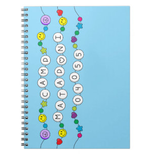 Caderno Espiral Notebook Camp Mataponi Friendship