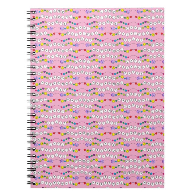 Caderno Espiral Notebook Camp Mataponi Friendship (Frente)