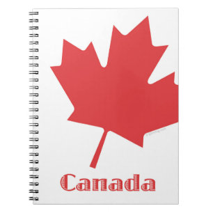 Caderno Espiral Notebook Canadá