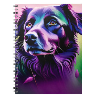 Caderno Espiral Notebook - Cão Roxo