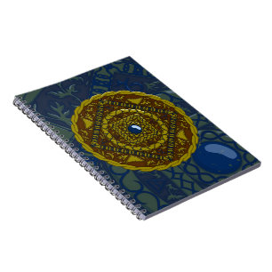 Caderno Espiral Notebook Capricorn Mandala