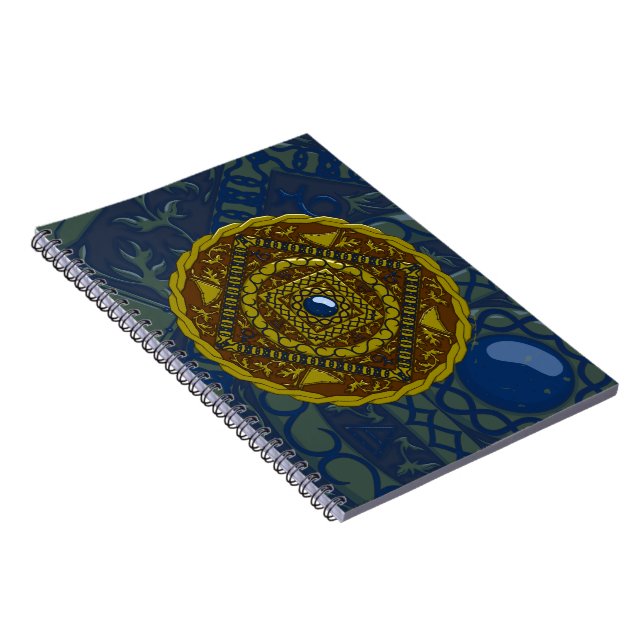 Caderno Espiral Notebook Capricorn Mandala (Lado Direito)