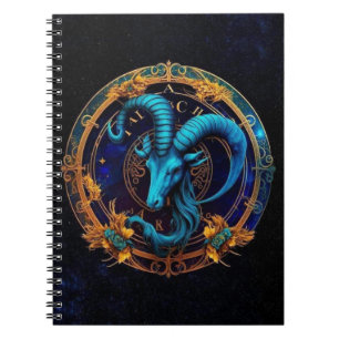 Caderno Espiral Notebook Capricorn Zodiac Espiral