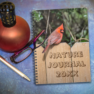 Caderno Espiral Notebook Cardinal (Pássaro Vermelho)
