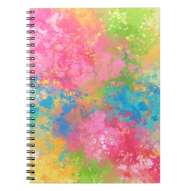 Caderno Espiral Notebook Carnival Splatter (Frente)