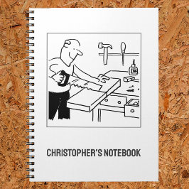 Caderno Espiral Notebook Carpenter ou Joiner