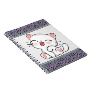 Caderno Espiral Notebook Cat