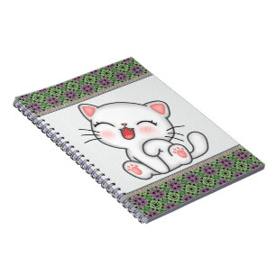 Caderno Espiral Notebook Cat