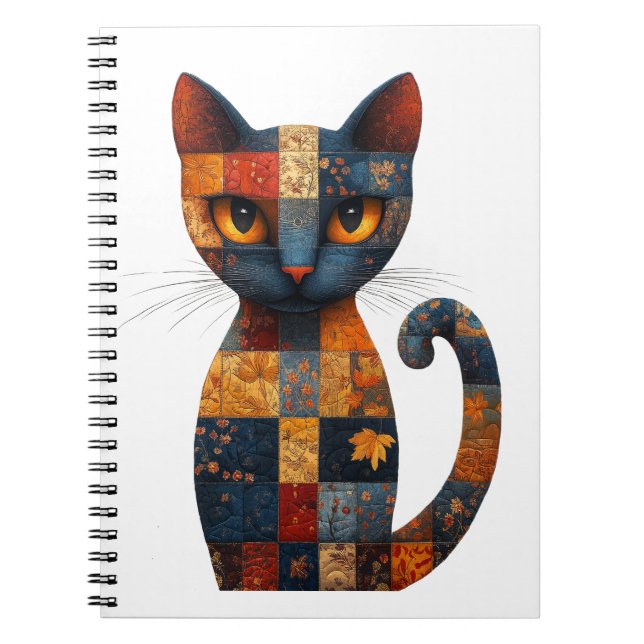 Caderno Espiral Notebook Cat com patch (Frente)