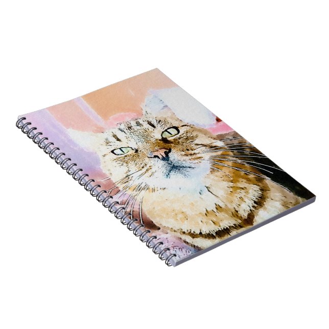 Caderno Espiral Notebook Cat - Purfect for Notes, Ideas & Sketche (Lado Direito)