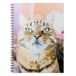 Caderno Espiral Notebook Cat - Purfect for Notes, Ideas & Sketche