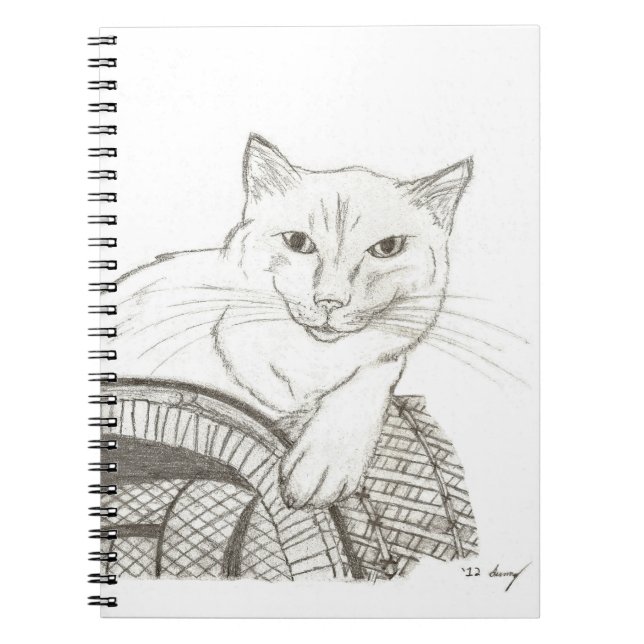 Caderno Espiral Notebook Cat Ragdoll (Frente)