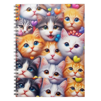 Caderno Espiral Notebook Cats