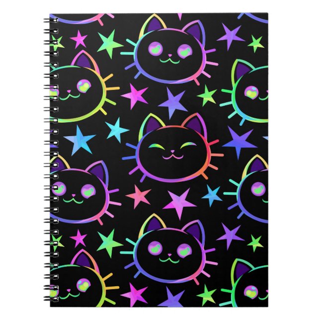 Caderno Espiral Notebook "Cats" (Frente)