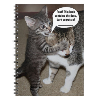 Caderno Espiral Notebook Cats de Cute Personalizável