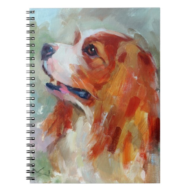 Caderno Espiral Notebook Cavalier King Charles Spaniel Spiral (Frente)