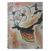 Notebook Cave Art Abstrato