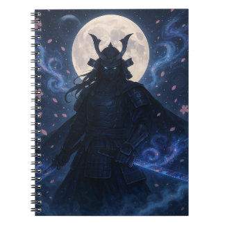 Caderno Espiral Notebook Celestial Samurai | Anime Fantasy Warrior