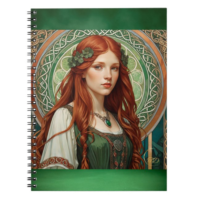 Caderno Espiral Notebook Celtic Girl 2 Spiral (Frente)