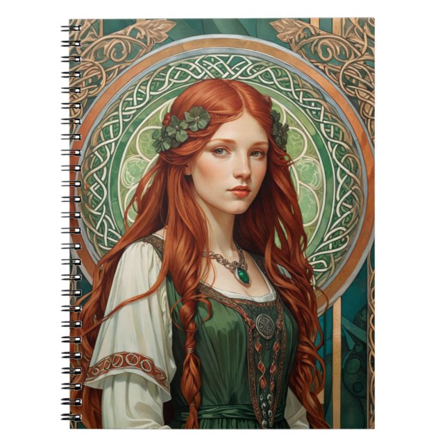 Caderno Espiral Notebook Celtic Girl Spiral 6 (Frente)