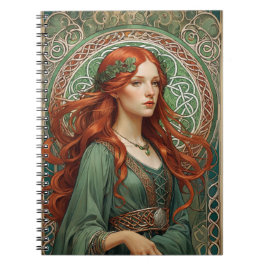 Caderno Espiral Notebook Celtic Girl Spiral 7