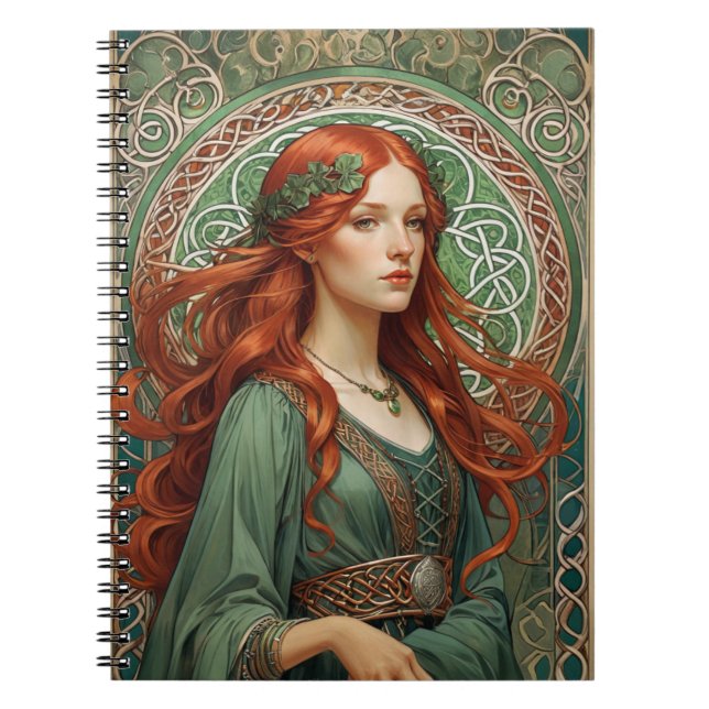 Caderno Espiral Notebook Celtic Girl Spiral 7 (Frente)