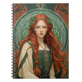 Caderno Espiral Notebook Celtic Knot Girl Spiral 5
