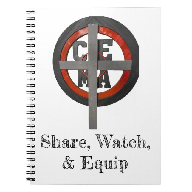 Caderno Espiral Notebook CEMA (Frente)