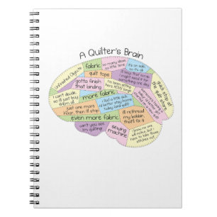 Caderno Espiral Notebook Cérebro de Um Filtro - Presente Engraçado