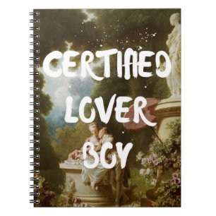Caderno Espiral Notebook certificado Lover Boy