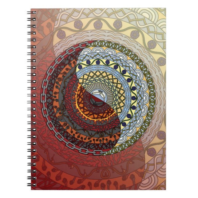 Caderno Espiral Notebook Céu e Inferno (Frente)