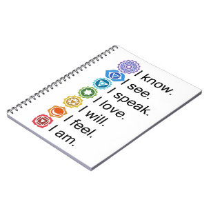 Caderno Espiral Notebook Chakra 7